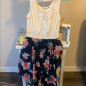 Never worn tropical print maxi